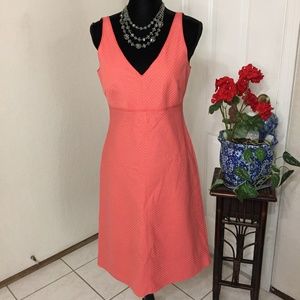 Janeville - Peach Sleeveless Summer Dress (size 8)